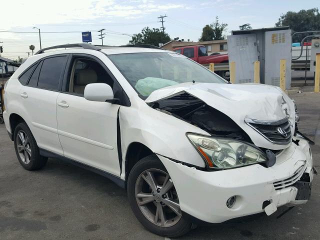 JTJHW31U760009501 - 2006 LEXUS RX 400 WHITE photo 1