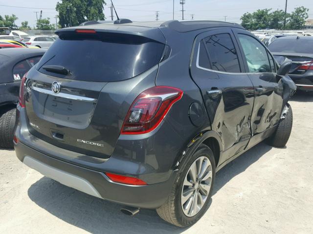 KL4CJASB7JB510165 - 2018 BUICK ENCORE PRE GRAY photo 4