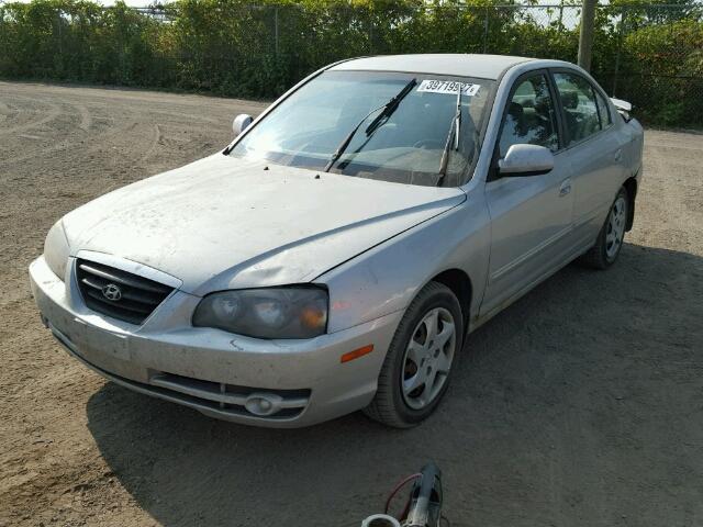 KMHDN45D06U233637 - 2006 HYUNDAI ELANTRA GL SILVER photo 2