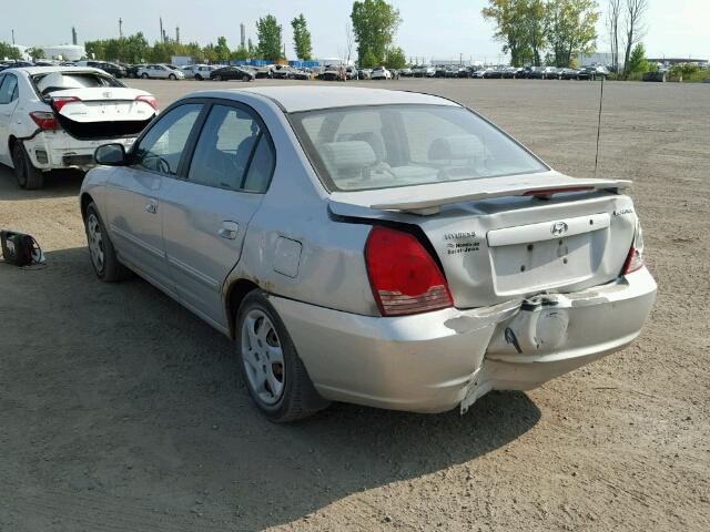 KMHDN45D06U233637 - 2006 HYUNDAI ELANTRA GL SILVER photo 3