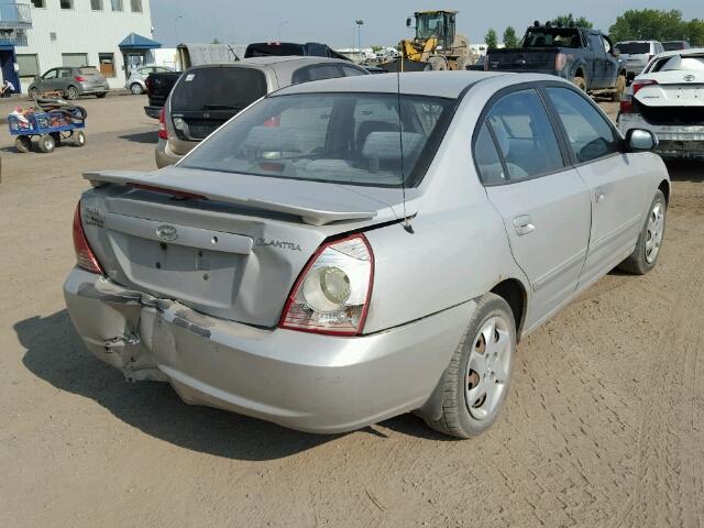 KMHDN45D06U233637 - 2006 HYUNDAI ELANTRA GL SILVER photo 4