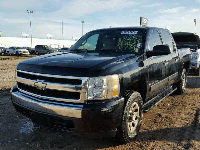 3GCEC13C68G104542 - 2008 CHEVROLET SILVERADO BLACK photo 2