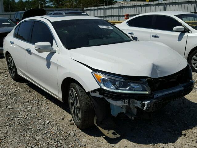 1HGCR2F79GA202599 - 2016 HONDA ACCORD WHITE photo 1