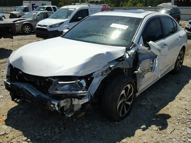 1HGCR2F79GA202599 - 2016 HONDA ACCORD WHITE photo 2