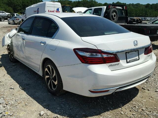 1HGCR2F79GA202599 - 2016 HONDA ACCORD WHITE photo 3