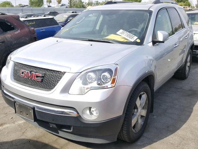 1GKKRRED2BJ233541 - 2011 GMC ACADIA SLT ვერცხლისფერი ფოტო 2