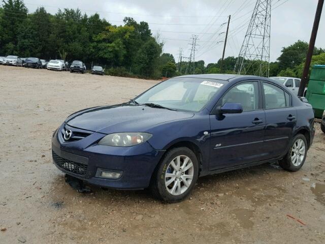 JM1BK323881158670 - 2008 MAZDA 3 S BLUE photo 2