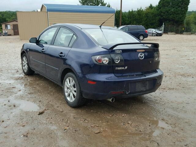 JM1BK323881158670 - 2008 MAZDA 3 S BLUE photo 3