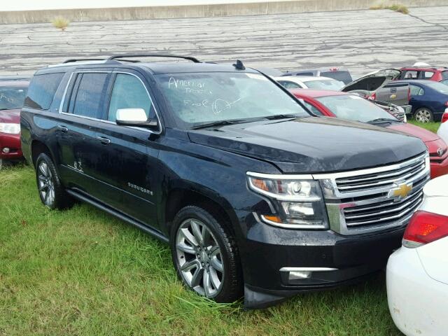 1GNSCKKC7FR503684 - 2015 CHEVROLET SUBURBAN BLACK photo 1