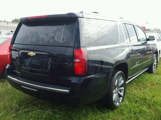 1GNSCKKC7FR503684 - 2015 CHEVROLET SUBURBAN BLACK photo 4