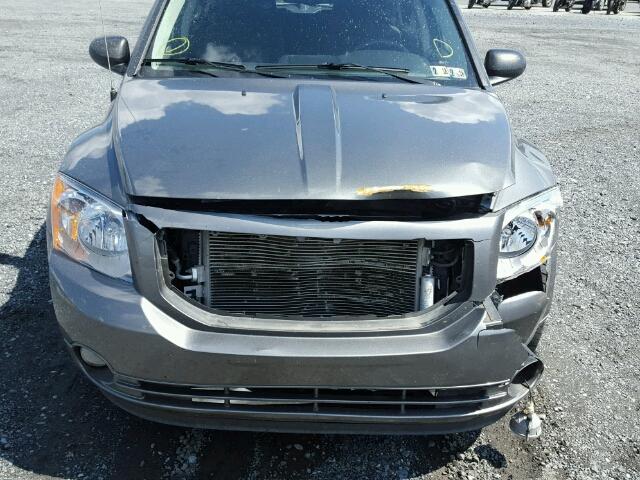 1C3CDWDA8CD533027 - 2012 DODGE CALIBER SX GRAY photo 9