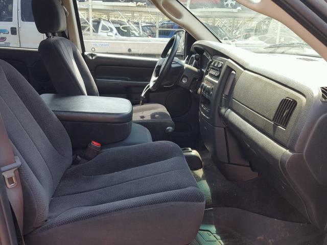 3D7KU28D54G159748 - 2004 DODGE RAM 2500 S BLUE photo 5