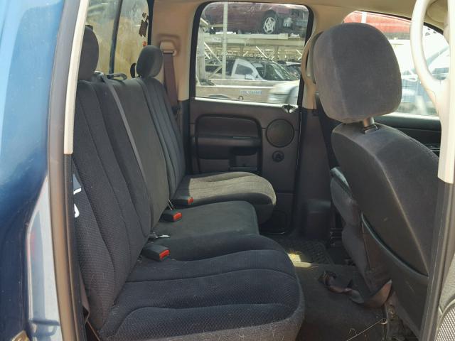3D7KU28D54G159748 - 2004 DODGE RAM 2500 S BLUE photo 6