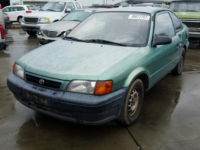 JT2EL55D8S0055376 - 1995 TOYOTA TERCEL STD GREEN photo 2