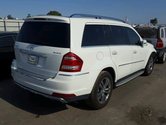 4JGBF7BE5CA793976 - 2012 MERCEDES-BENZ GL 450 4MA WHITE photo 4