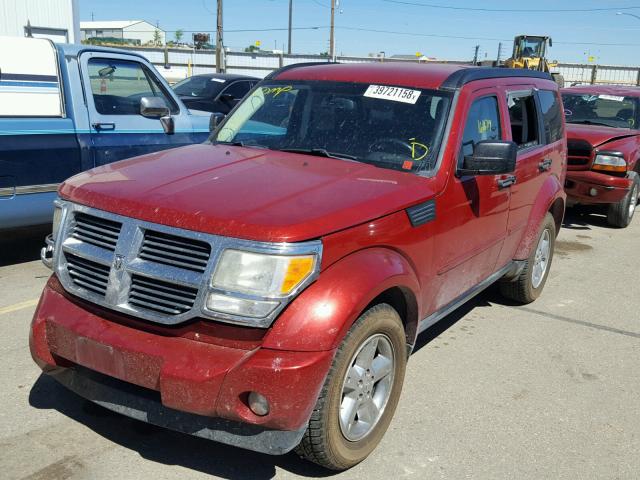 1D8GU58K18W128568 - 2008 DODGE NITRO SLT RED photo 2