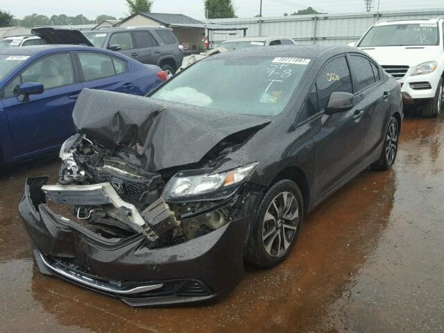 2HGFB2F8XDH547650 - 2013 HONDA CIVIC EX CHARCOAL photo 2