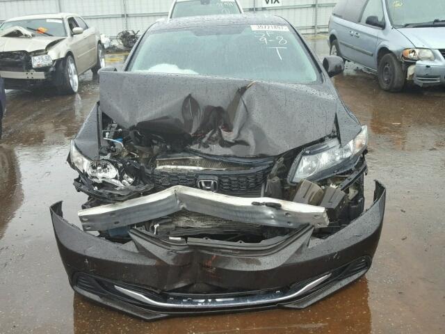 2HGFB2F8XDH547650 - 2013 HONDA CIVIC EX გრაფიტი ფოტო 7