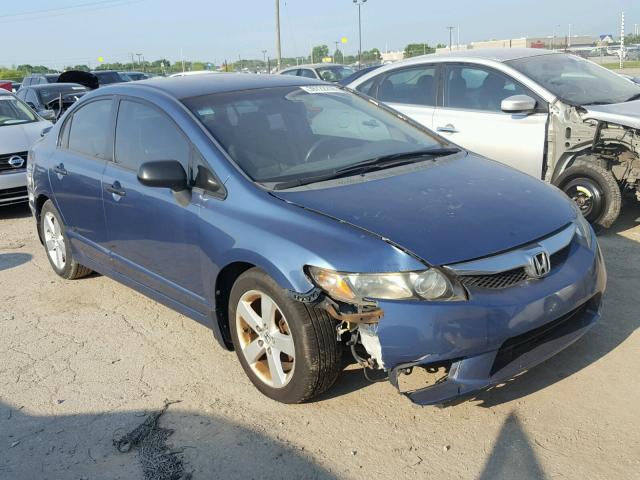 2HGFA1F31AH516249 - 2010 HONDA CIVIC VP BLUE photo 1