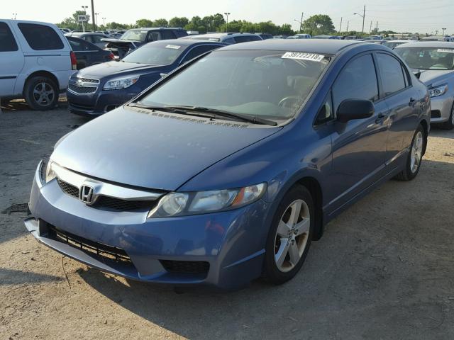 2HGFA1F31AH516249 - 2010 HONDA CIVIC VP BLUE photo 2