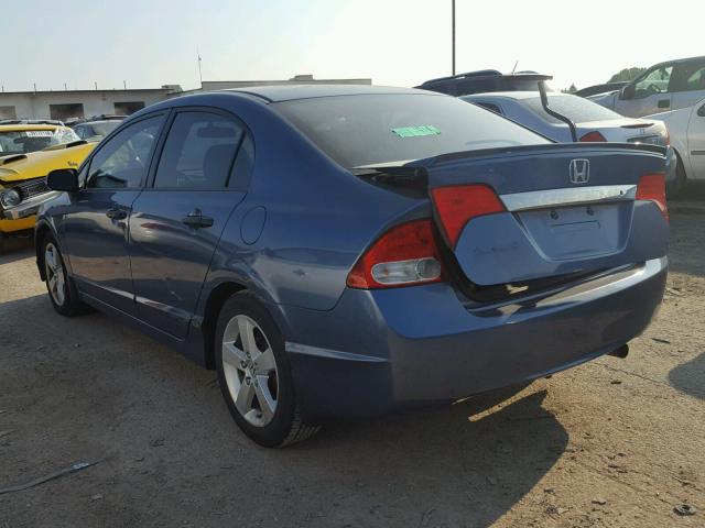 2HGFA1F31AH516249 - 2010 HONDA CIVIC VP BLUE photo 3