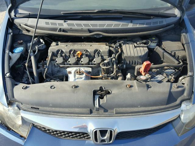 2HGFA1F31AH516249 - 2010 HONDA CIVIC VP BLUE photo 7