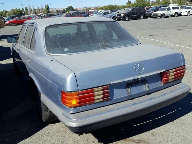 WDBCA35D0HA296598 - 1987 MERCEDES-BENZ 420 SEL GRAY photo 3