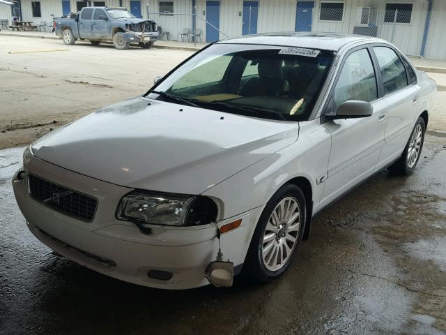 YV1TS91ZX41367149 - 2004 VOLVO S80 T6 WHITE photo 2