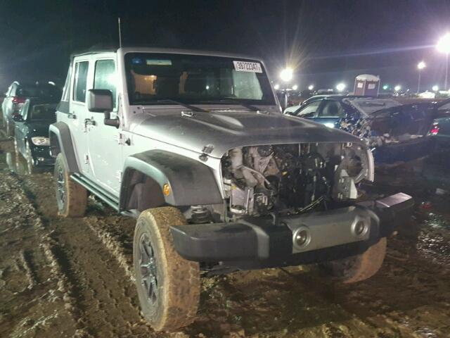 1C4BJWDG6CL101188 - 2012 JEEP WRANGLER U SILVER photo 1