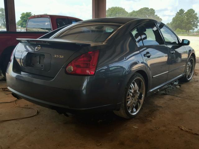 1N4BA41E77C852531 - 2007 NISSAN MAXIMA SE BLUE photo 4