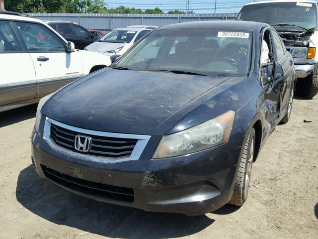 1HGCP26828A002082 - 2008 HONDA ACCORD EXL BLACK photo 2