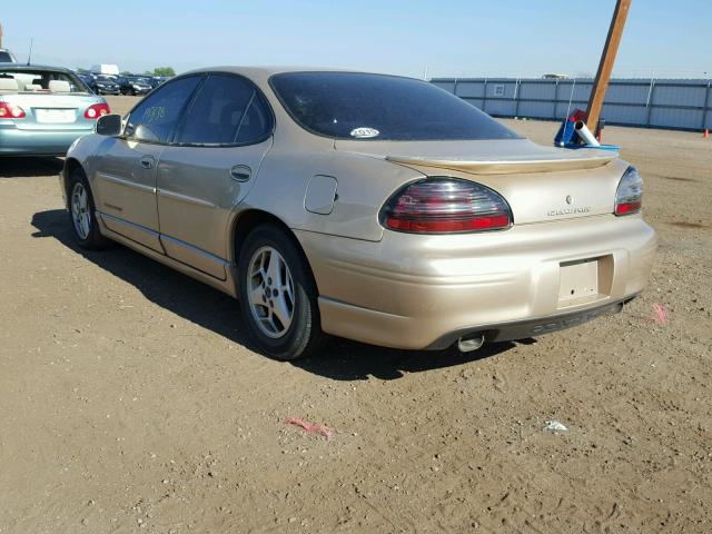 1G2WP52K72F254035 - 2002 PONTIAC GRAND PRIX GOLD photo 3