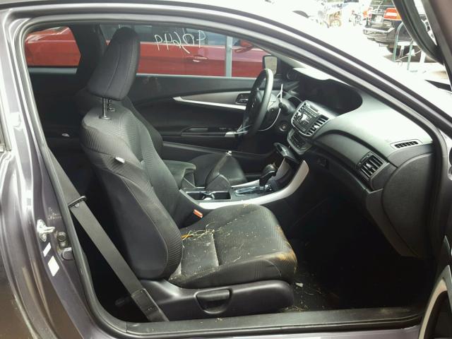 1HGCT1B35EA011144 - 2014 HONDA ACCORD LX- GRAY photo 5