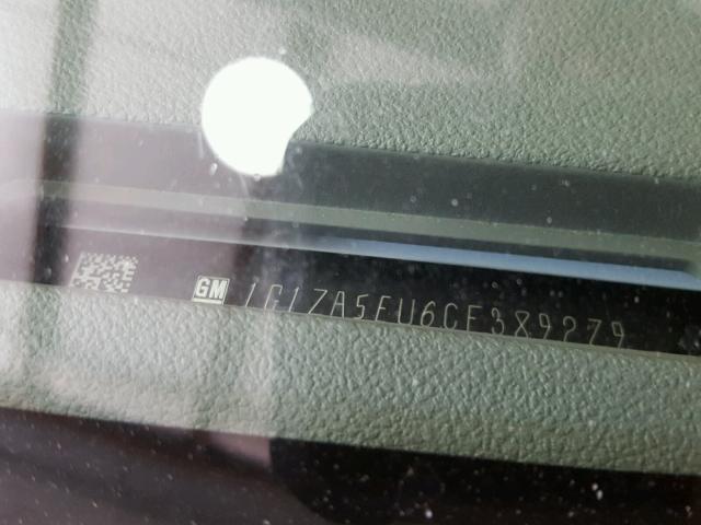 1G1ZA5EU6CF389279 - 2012 CHEVROLET MALIBU LS თეთრი ფოტო 10