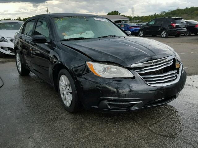 1C3BC4FB2BN542677 - 2011 CHRYSLER 200 LX BLACK photo 1