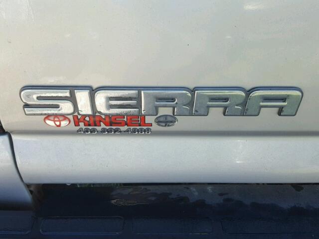 2GTEC13TX51183038 - 2005 GMC NEW SIERRA SILVER photo 9