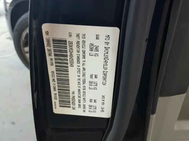 2B3KA53H46H255549 - 2006 DODGE CHARGER R/ BLACK photo 10