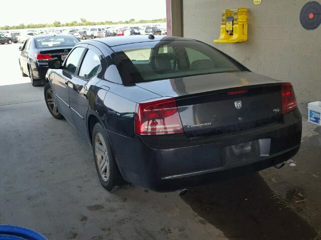 2B3KA53H46H255549 - 2006 DODGE CHARGER R/ BLACK photo 3