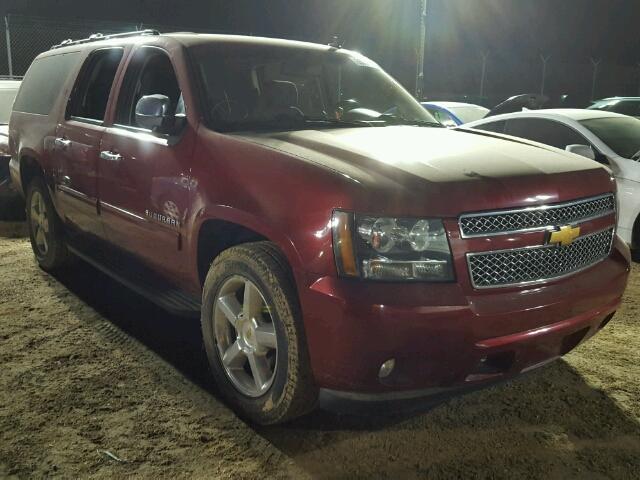 1GNSCHE05DR342351 - 2013 CHEVROLET SUBURBAN C MAROON photo 1