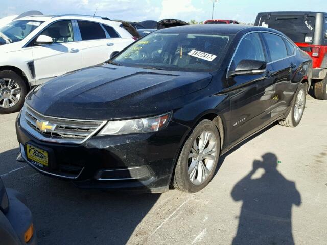 2G1125S33E9205076 - 2014 CHEVROLET IMPALA LT BLACK photo 2