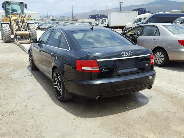 WAUEV74F47N086454 - 2007 AUDI A6 S-LINE BLACK photo 3