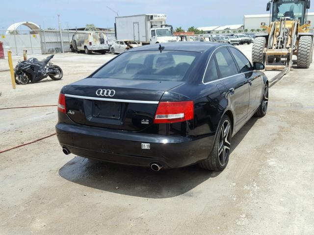 WAUEV74F47N086454 - 2007 AUDI A6 S-LINE BLACK photo 4