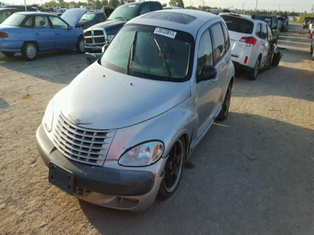 3C8FY4BBX1T631673 - 2001 CHRYSLER PT CRUISER SILVER photo 2