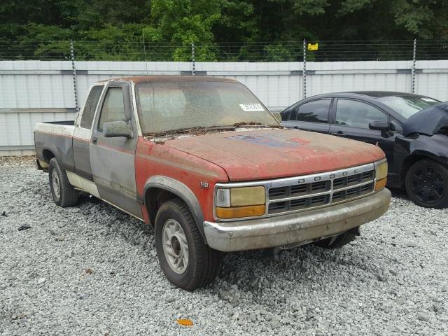 1B7GL23Y5PS284159 - 1993 DODGE DAKOTA TWO TONE photo 1