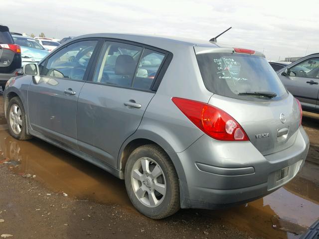 3N1BC13E57L358871 - 2007 NISSAN VERSA SILVER photo 3