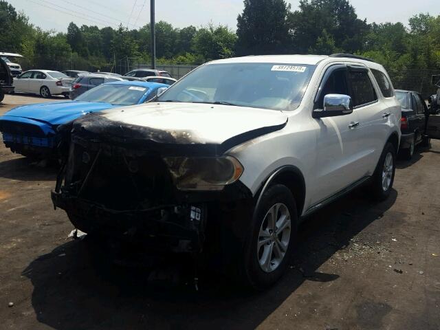 1D4RD4GG5BC706469 - 2011 DODGE DURANGO CR WHITE photo 2