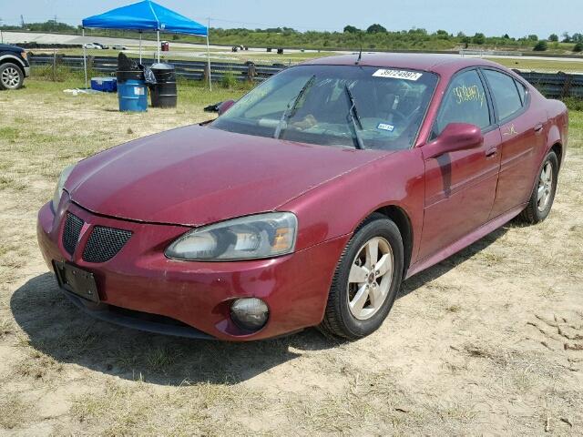 2G2WP522951201879 - 2005 PONTIAC GRAND PRIX BURGUNDY photo 2