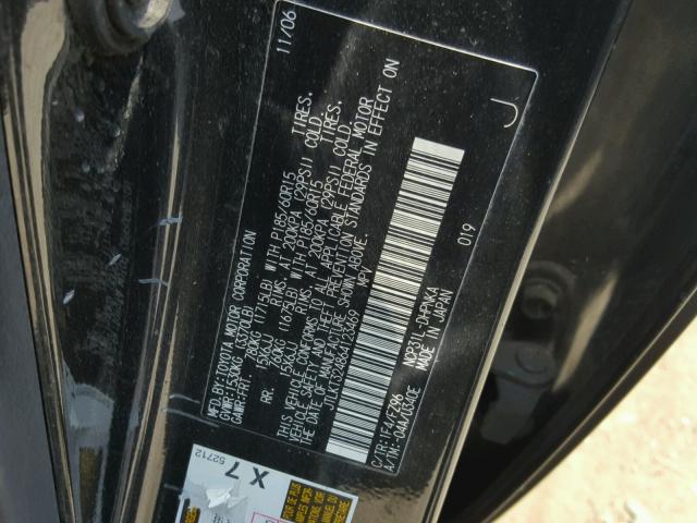 JTLKT324864123469 - 2006 TOYOTA SCION XB Qara foto 10