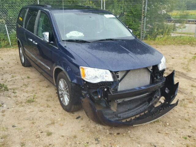 2C4RC1CG3ER359921 - 2014 CHRYSLER TOWN & COU BLUE photo 1