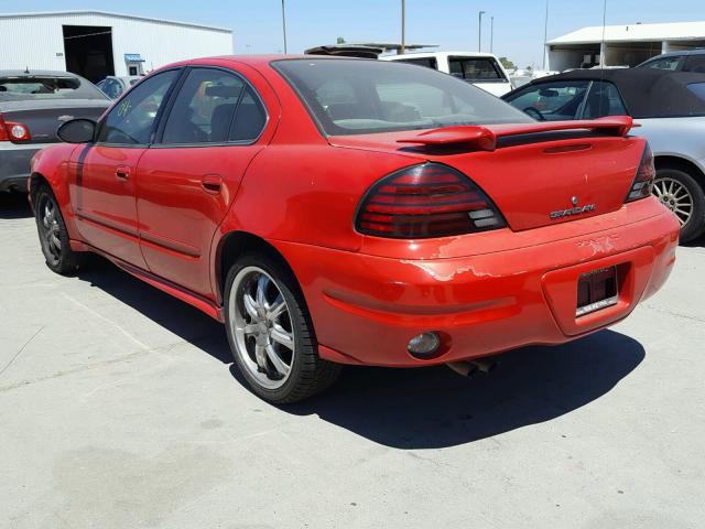 1G2NF52E84M622312 - 2004 PONTIAC GRAND AM S 红色 照片 3